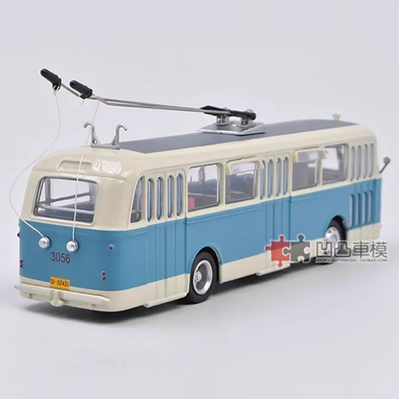 Car Model Collection 8TR Beijing Bus Trolley Original Factory 1:64 Simulation Alloy Car Model Decoration Collectibles Gift