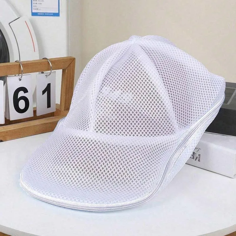 New Baseball Cap Laundry Bags Hat Wash Bag Anti-deformation Washing Machine Hat Mesh Bag Portable Baseball Cap Washing Bags