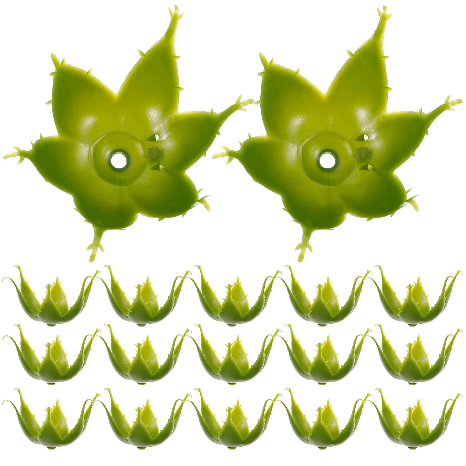 

100 Pcs Artificial Roses Base Calyx for Flowers Supplies Calyxes Receptacle Green Craft Baby