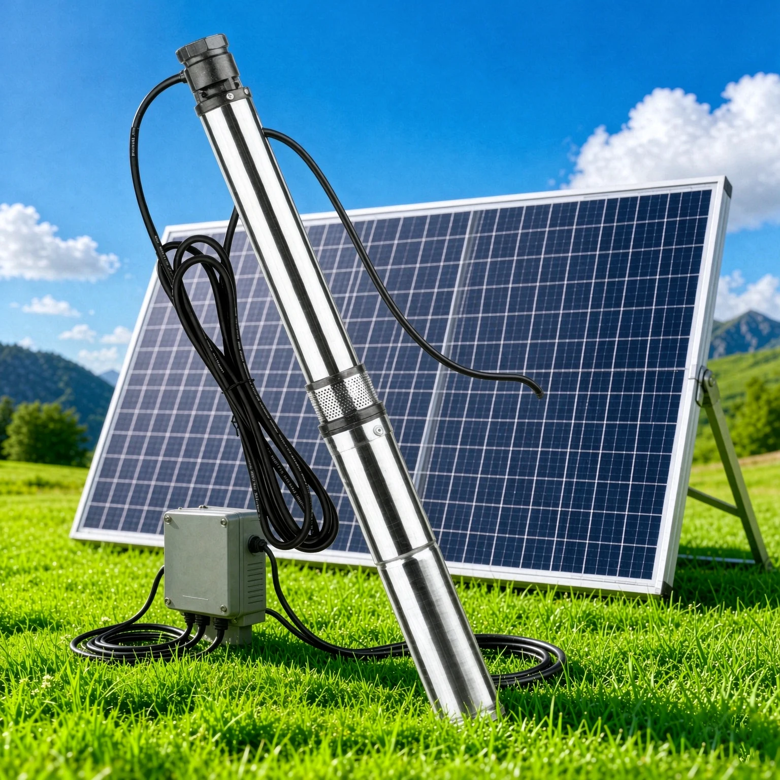Stainless Steel Solar Deep Well Submersible Water Pump for Farm Irrigation