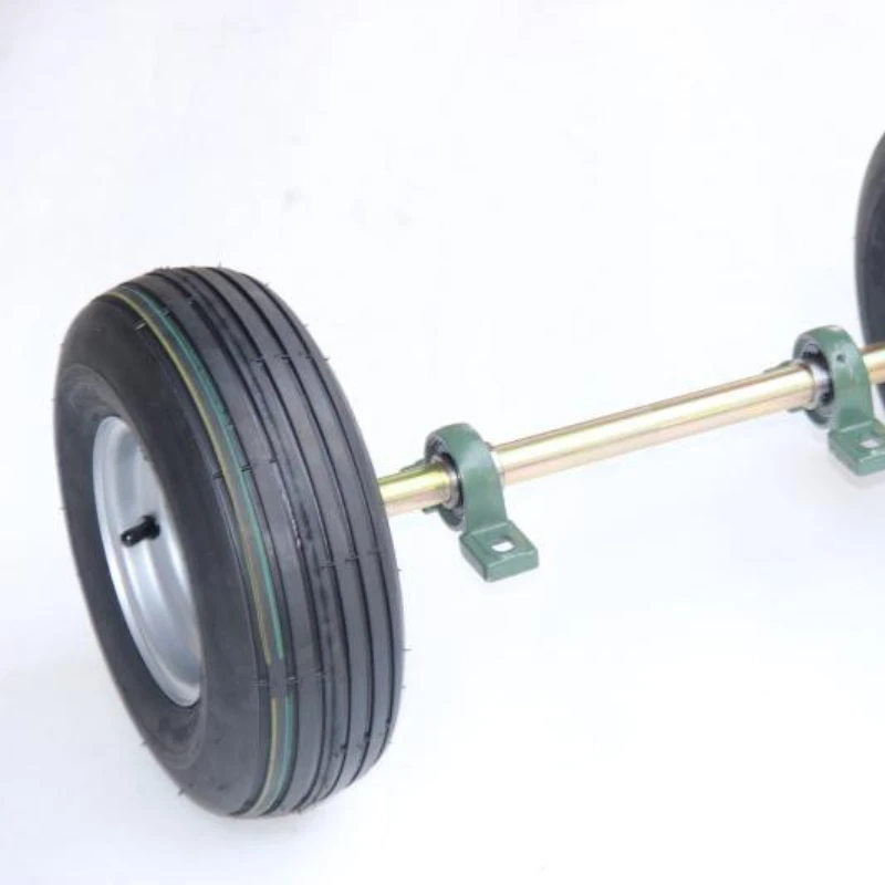 Trailer Chassis Accessories Kart 60/65 Rear Axle Rear Axle with 6-inch Wheel Bearings