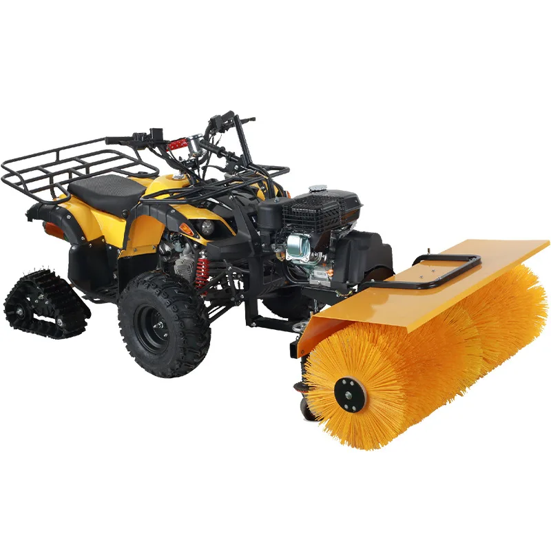 Snowplow Street Community Municipal Road Driving Tracked Snowplow Luhuan Little Bull Driving