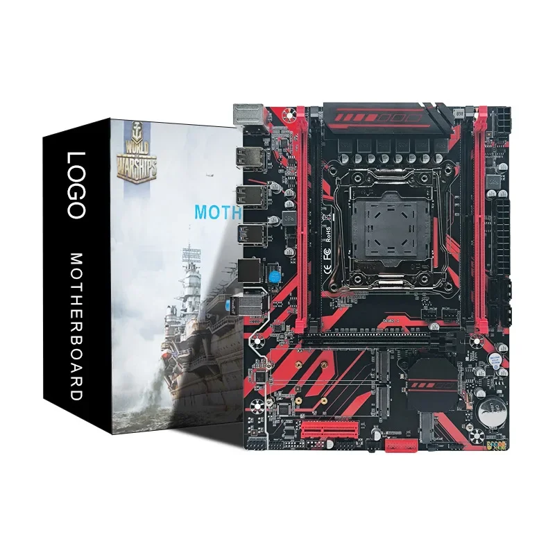 New X99LGA2011-3 pin computer motherboard DDR4 four channel memory E5  V3V4 CPU