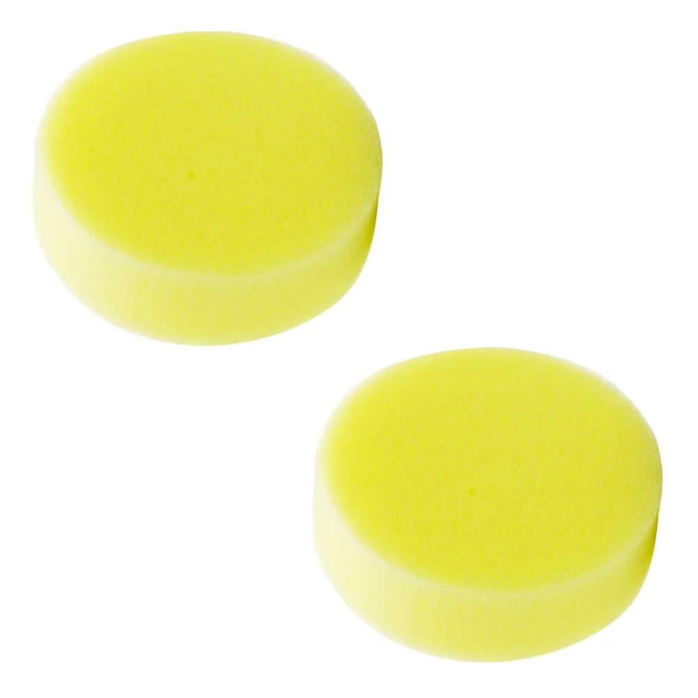 

2Pcs Premium Cleaning Waxing Sponge Pads Long Lasting Durable Safe Material Stain Dust Remover Yellow Cleaning Sponge