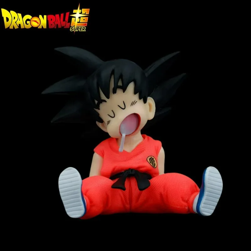 

11cm Dragon Ball Anime Figure Son Goku childhood toys model Action Figures statue Collection Desktop decoration Pendant kid Gift