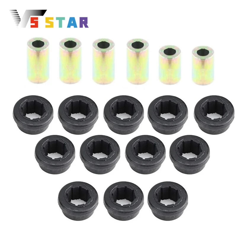 12-teiliges unteres Querlenker-Set mit hinteren Sturzbuchsen und 6-teiligen Befestigungshülsen für Steuerarme der Honda Civic EK-Serie 1996–2000