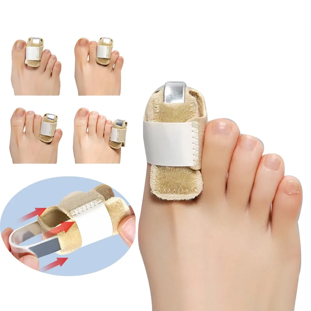 

Finger Splint Brace Toe Splint Straightener for Hammer Corrector Crooked Toe Claw Toe Stabilizer Support Brace Wrap Tool