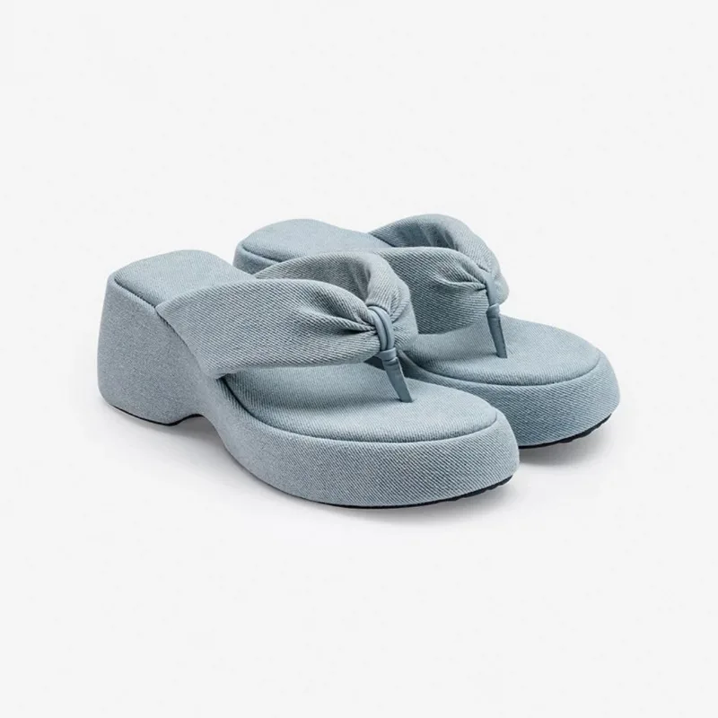 

2026 New Women Shoes Fashion Classic Wedge Heel Flip Flops for Woman Comfort Vacation Casual Shoes Designer Shoes Zapatos Mujer