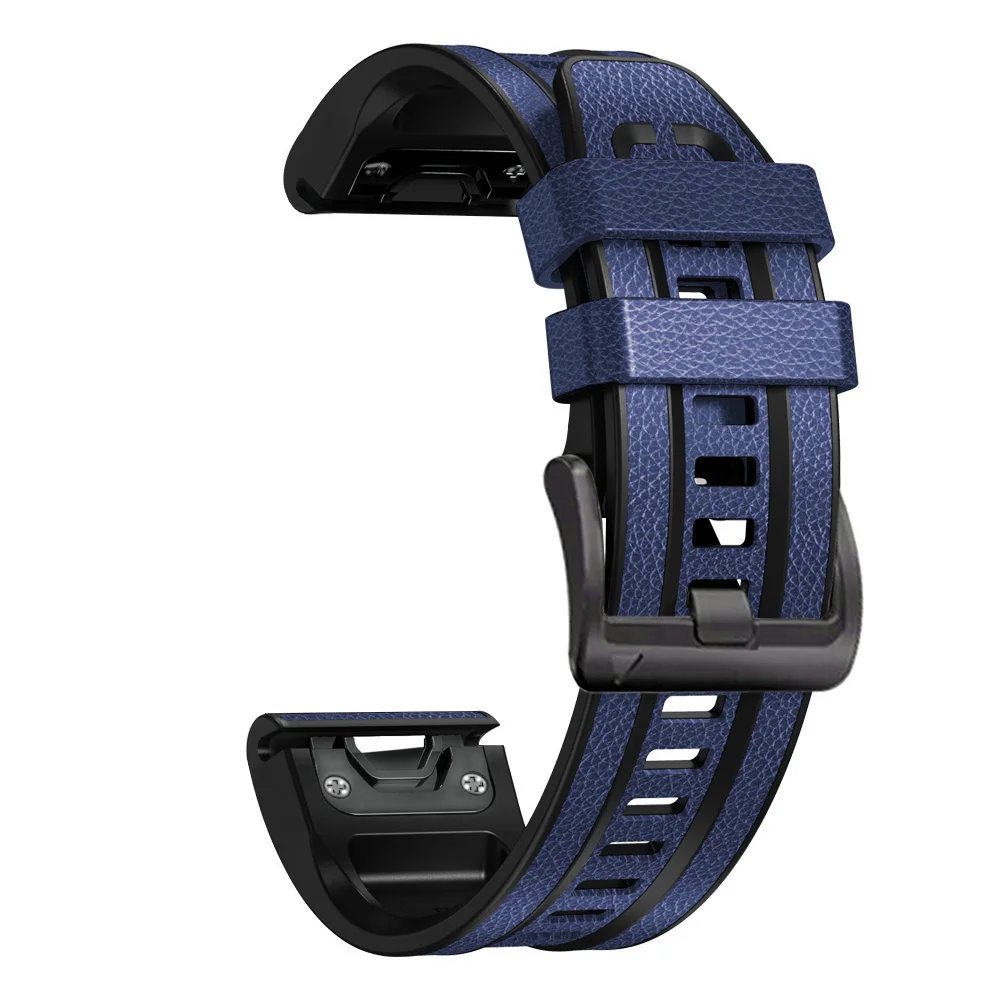 22 26MM Da + Tặng Dây Đeo Đồng Hồ Silicone Dây Dành Cho Garmin Fenix 6X 6 Pro 7X 7 5 5X Plus đồng Hồ Thông Minh Smartwatch Easyfit Dây Đeo Tay Vòng Tay Correa