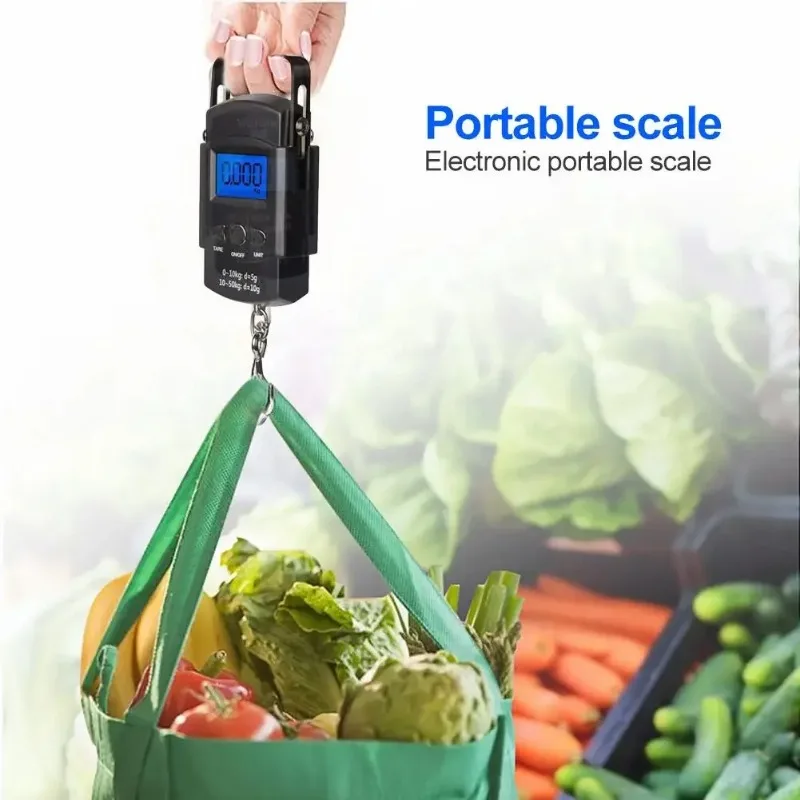 Convenient Handheld Electronic Scale, Multifunctional Mini Digital Hanging Scale, Luggage Weighing Fishing Hanging Scale