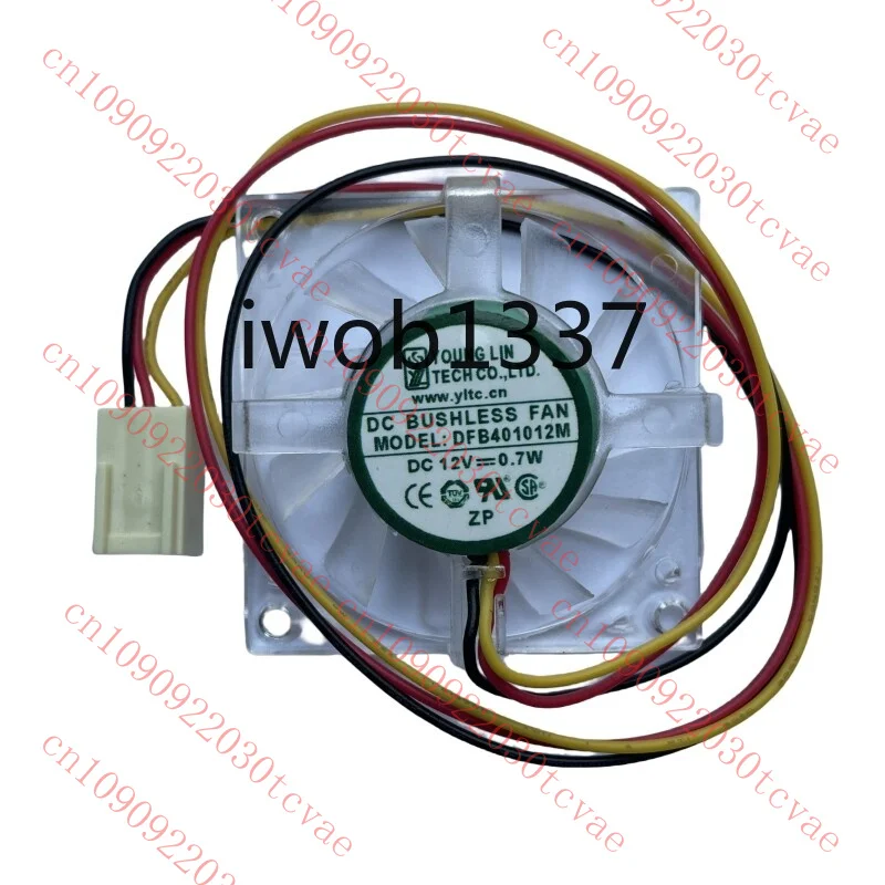 

For DFB401012M 40*40*10mm DC12V 0.7W 3 Wires Cooling Fan