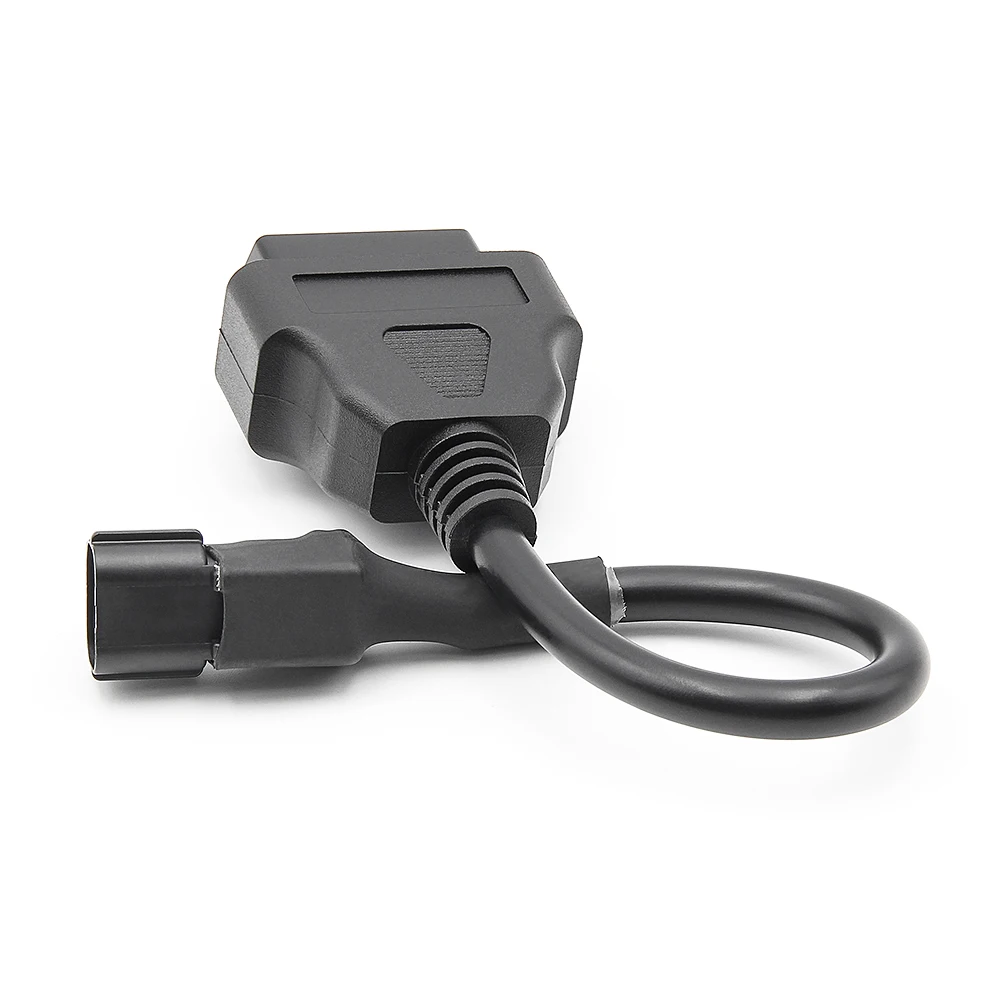 OBD2 Diagnostic Cable For KYMCO 3Pin to 16Pin Female Adapter Motorcycle OBD 2 Scanner Extension for Moto Repair Tool view 4