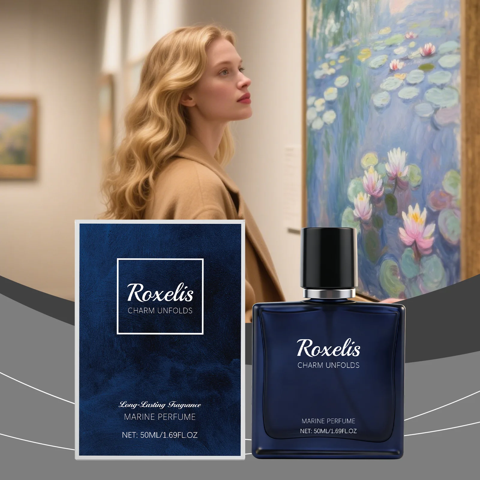 

Oceanic Scent Perfume Roll-On Natural Long-Lasting Fragrance with Light & Elegant Layered Notes Portable Daily Wear for Commute