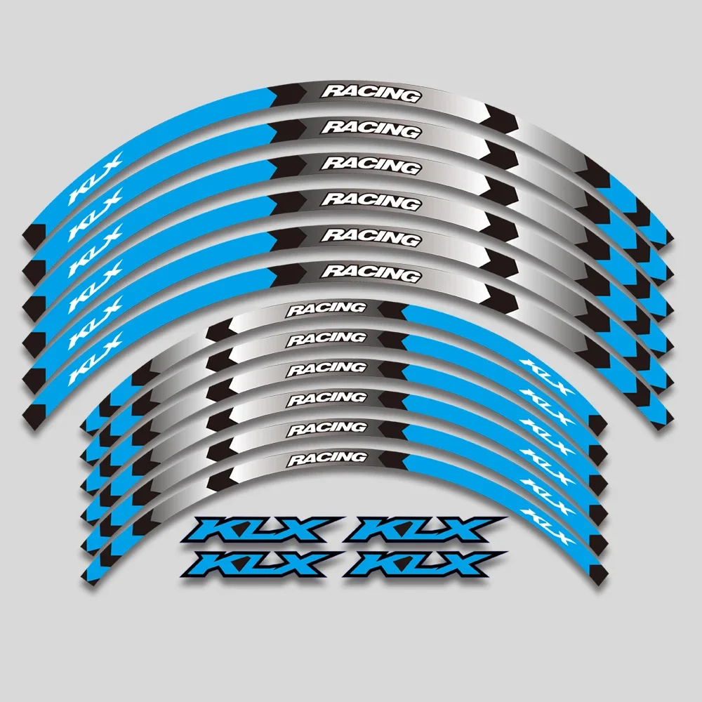 Motorcycle Accessories Stickers Rim Decals Wheel Hub Reflective Stripe For KAWASAKI KLX300 KLX300R KLX450R KLX 300 300R 450R R