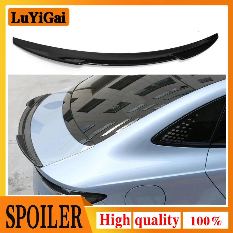 For 2022-2024 BYD Seal EV DM-i Black Carbon Car Rear Trunk Lid Ducktail Spoiler Wings Exterior Tuning Accessories Part