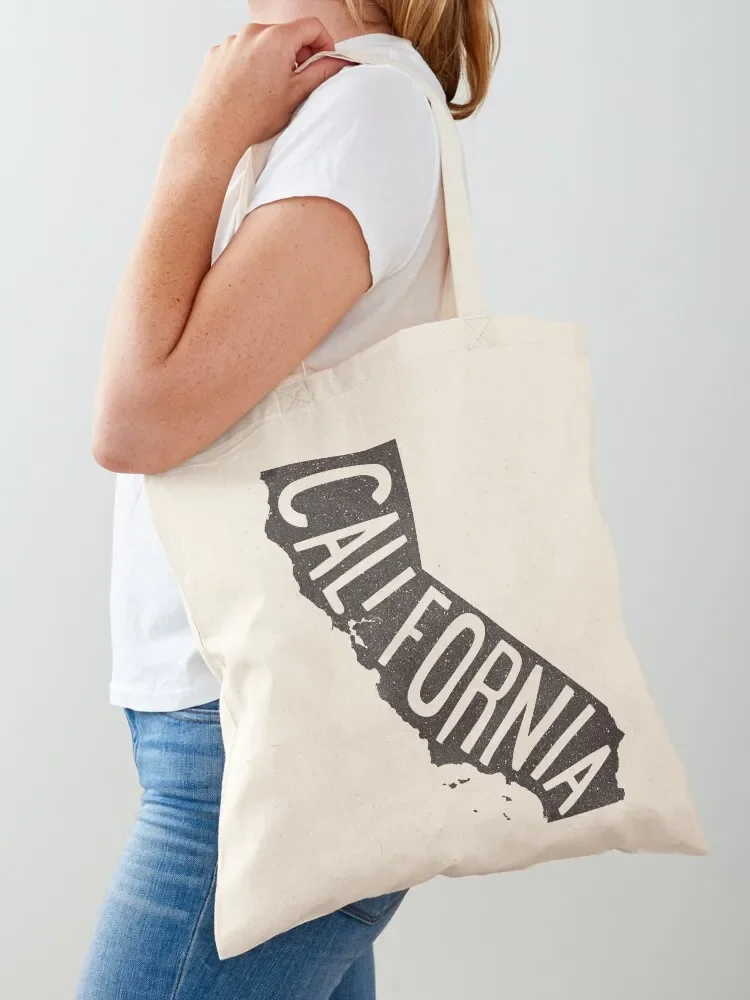 California Tote Bag shopper bag women canvas tote bag supermarket folding