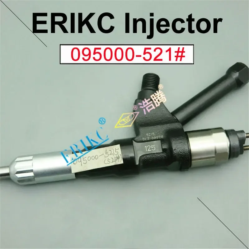 095000-5215 Fuel Injector Sprayer 095000-5210 Diesel Injection Nozzle 095000-5211 for DENSO 5211 23670-E0351 Hino P11C Engine