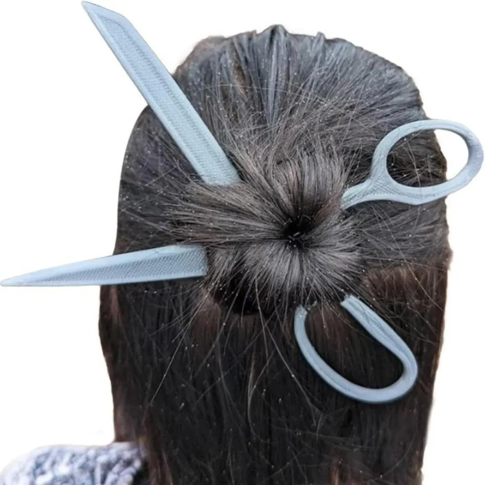 

Gifts Portable A Hairpin Shaped Like Scissors Multi-function Cosplay Hairstyling Tools Hair Accessories