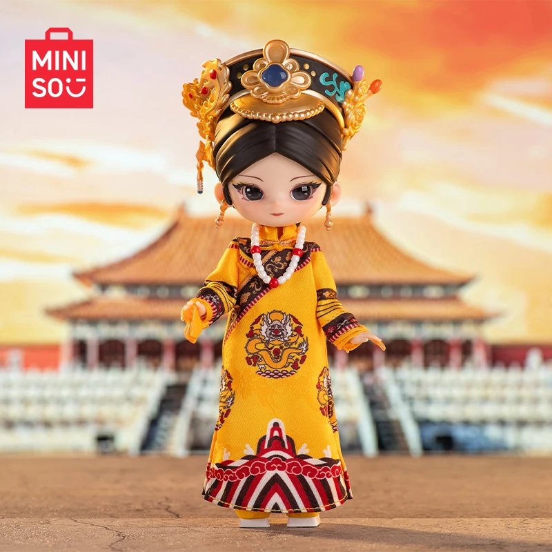 

MINISO Empresses In The Palace Series Blind Box Guess Bag Original Toys Doll Cute Action Anime Figure Desktop Ornaments Gift