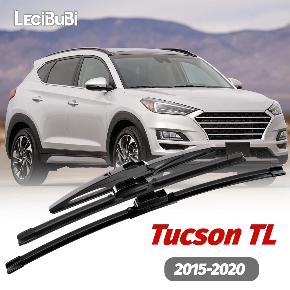1 Juego de limpiaparabrisas delantero y trasero, limpiaparabrisas para Hyundai Tucson TL 2015-2020 2016 2017 2018 2019, accesorios