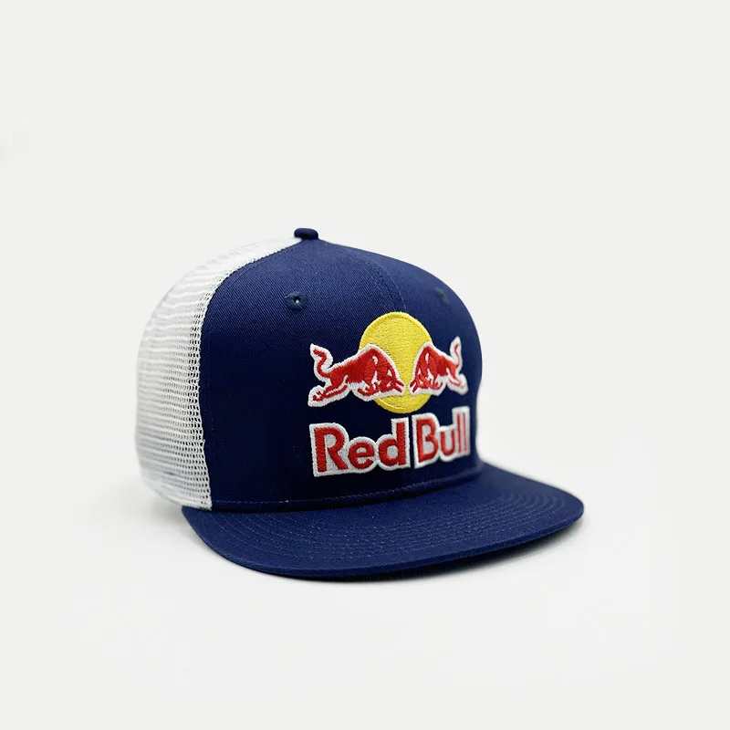 التطريز الأحمر الثور شقة حافة قبعة بيسبول قبعة سائق الشاحنة الرجال النساء أربعة الموسم في الهواء الطلق في الهواء الطلق عادية الرياضة قناع واقية من الشمس قبعة