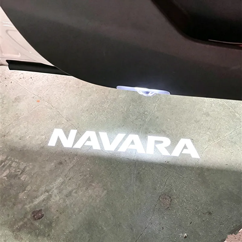 2 Stück LED-Autotür-Willkommenslichter Projektor-Höflichkeitslampe Zubehör für Navara D23 2015-2022 2016 2017 2018 2019 2020 2021 – Detail 1