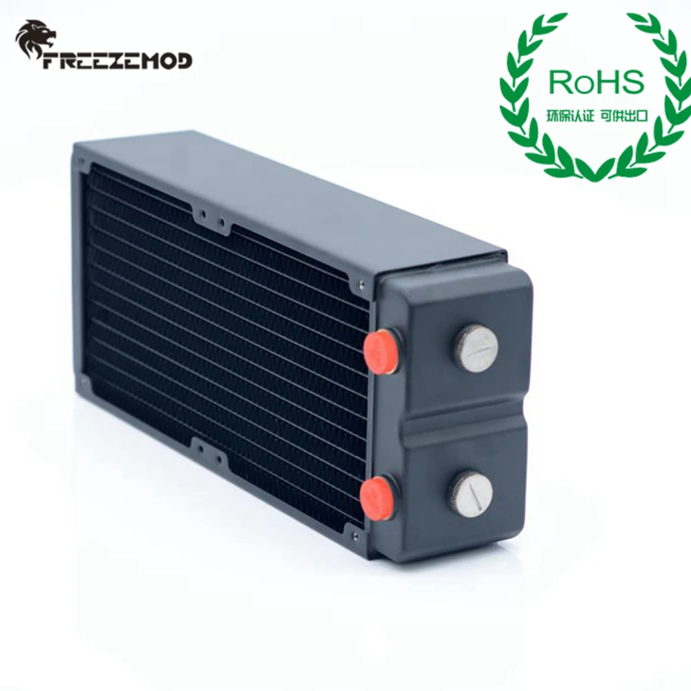 

FREEZEMOD Heatsink 240mm Copper Radiator Thickness 65mm Thick Water Cooler Heat Exchanger 3 Layers Liquid Cooling TSRP65-WP240