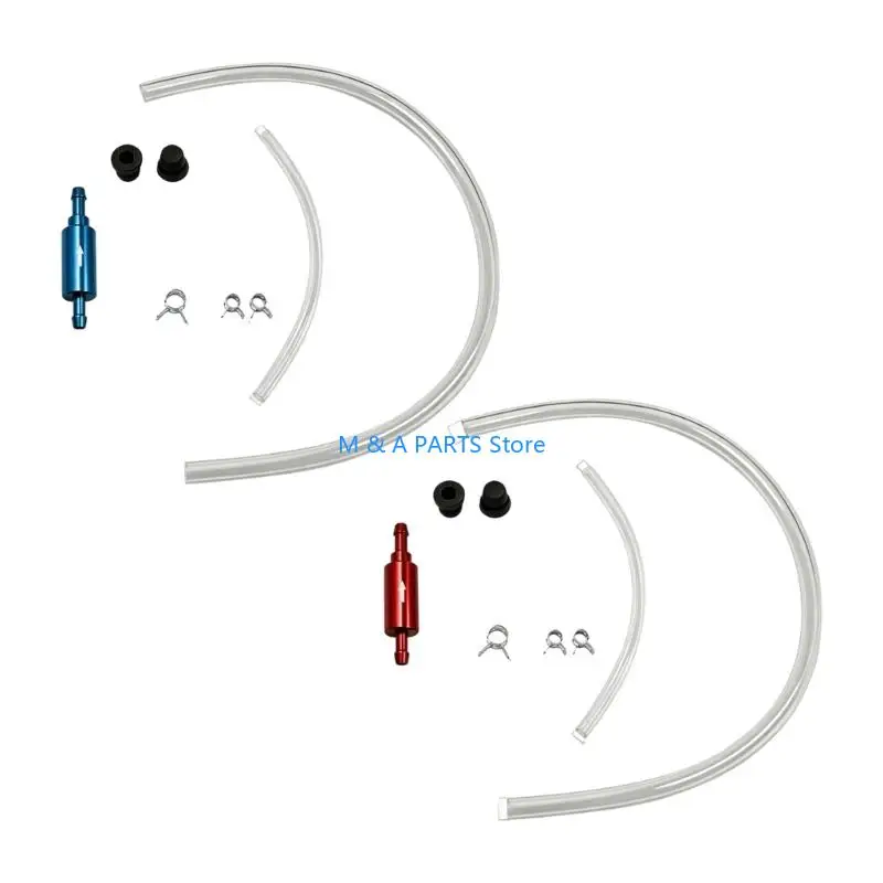 U1JF Clear Brake Bleeder Hose Oil Drain Hose for Brake Fluid Draining, Brake Bleeding and Garage Maintenance
