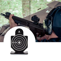 4Pcs IPSC Competitive Sports Mini Alloy Human Shape Targets Durable Easy Install Easy To Use