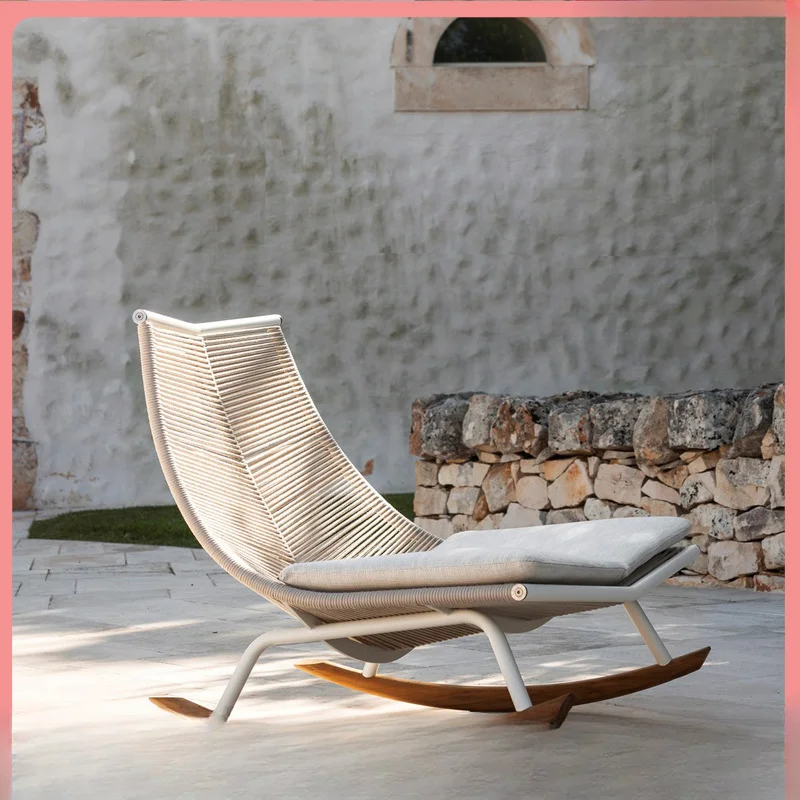 

Outdoor rattan tables and chairs courtyard villa garden rattan chairs outdoor beach seaside simple rope sofa