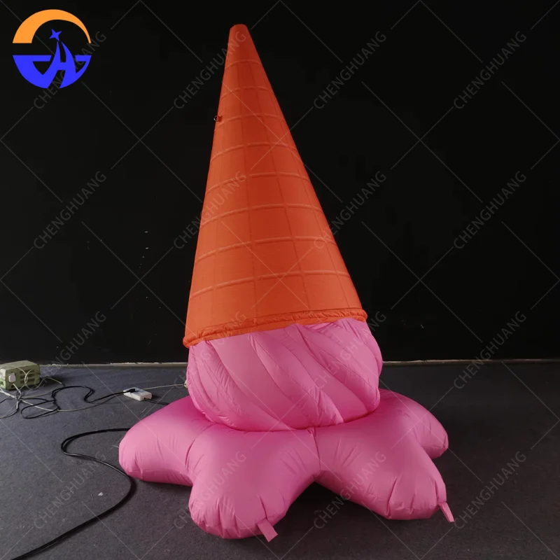 

Customized inflatable ice cream model, summer dessert, outdoor advertising activity, inflatable decoration props