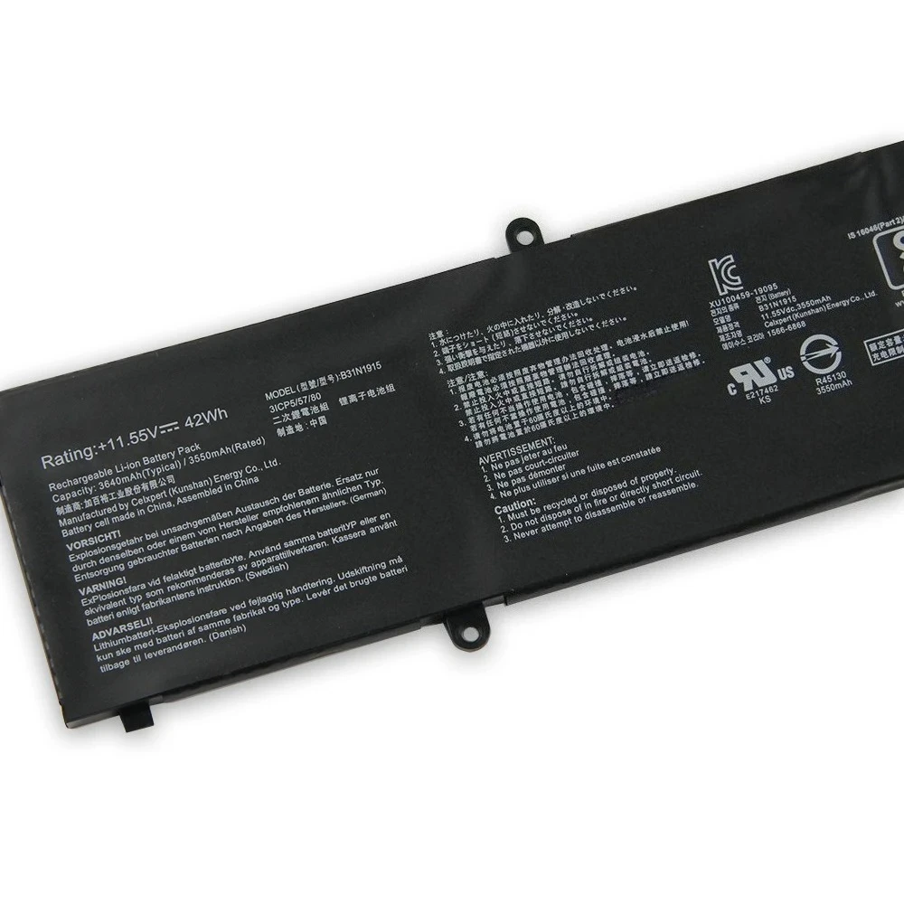 Replacement Battery B31N1915 C31N1915 For ASUS ExpertBook B1 B1400 B1400CEAE PX455C P1550C B1500c BR1100C BR1100CKA BR1100FKA