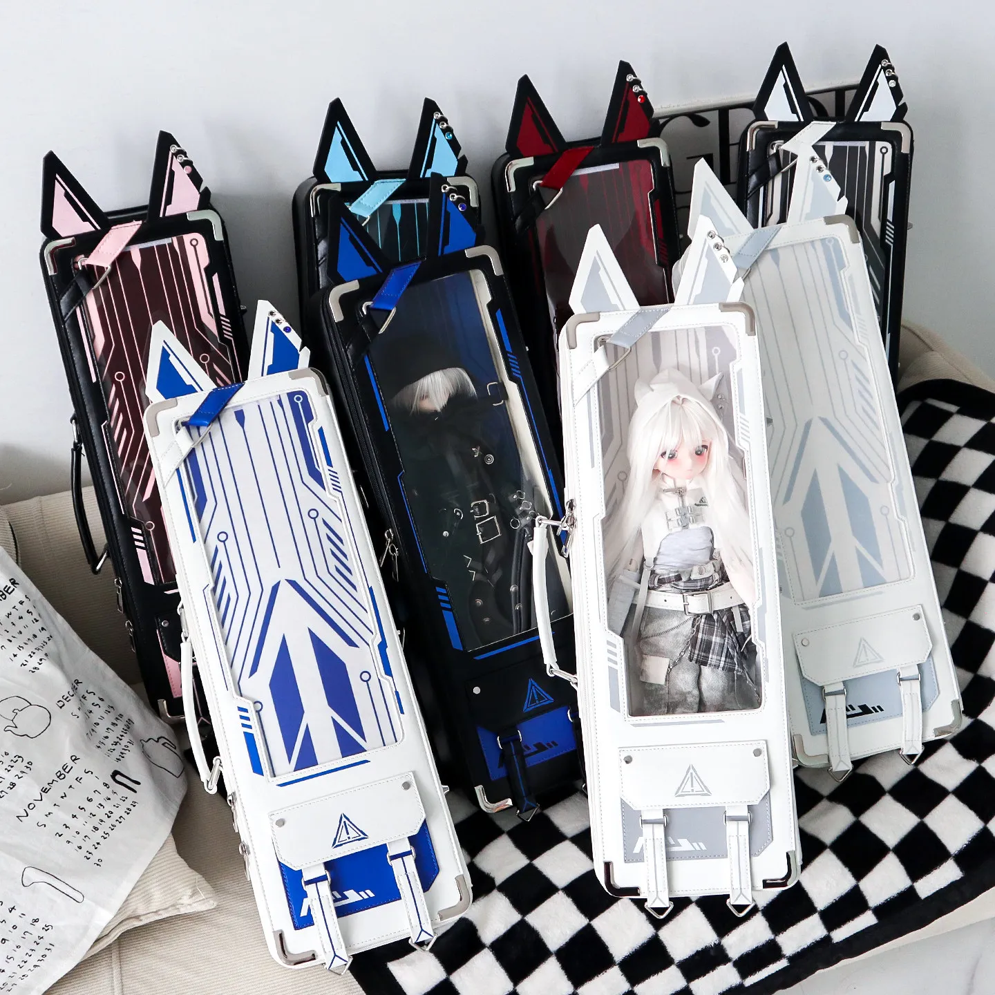 Japanese Original 4 Points Bjd Baby Bag Going Out Shoulder Crossbody Big Four Functional Wind Sweet Cool Lta Bag Neutral Wind