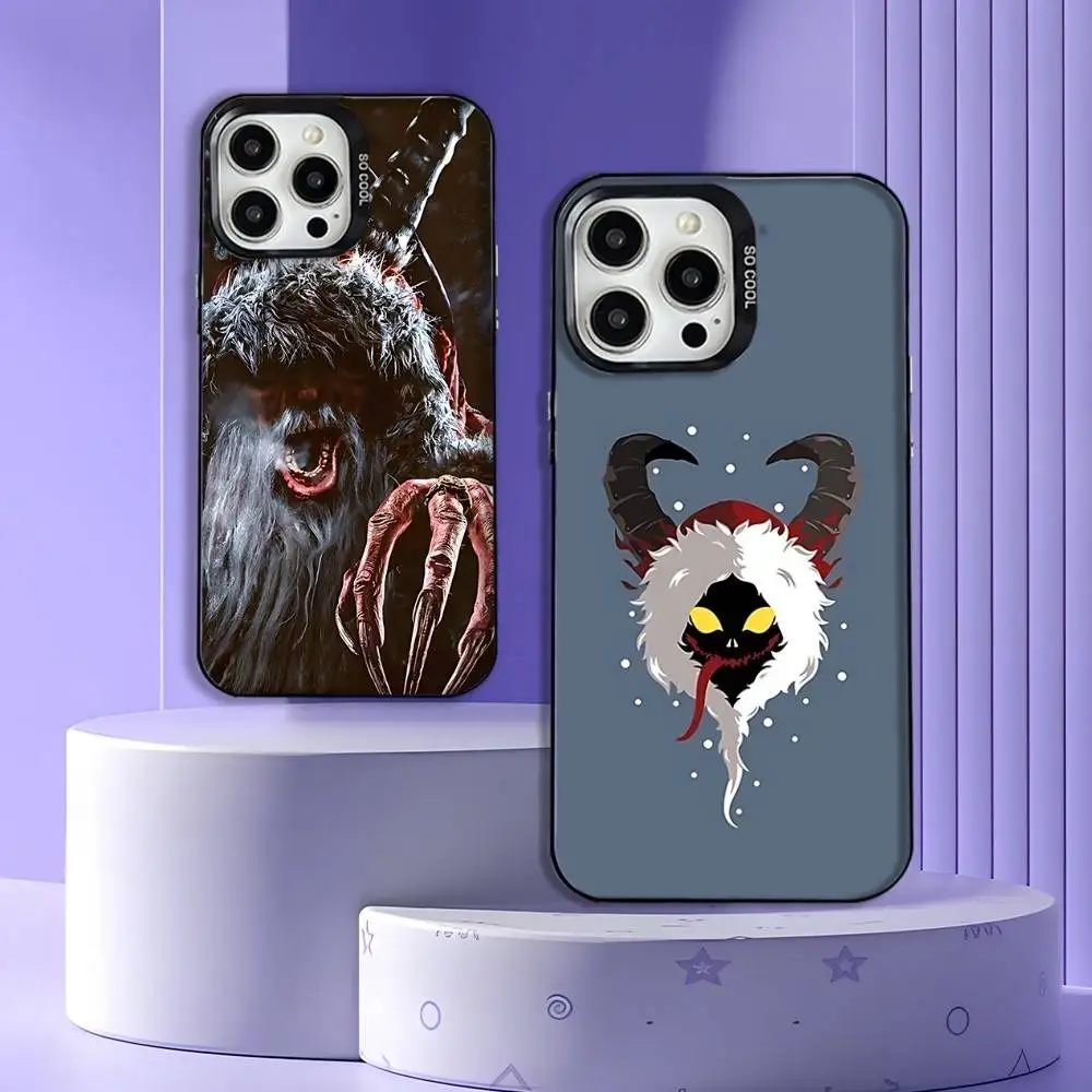 

Ugly K-krampus art Black Phone Case Compatible with iPhone 17 16 15 14 13 12 11, Pro, Max, Plus, E, Air, Mini