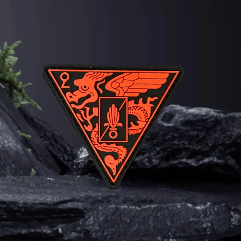 

Corps Patch Paratrooper Tactical Morale Badge PVC Hook and Loop Military Backpack Clothing Decorative Sticker Armband