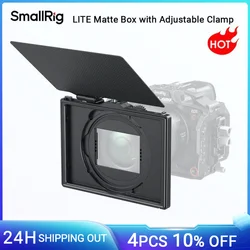 SmallRig LITE Matte Box with Adjustable Clamp, DSLR Matte Box with Fiber Top Flag for 4x5.65 Filter/Circular Filter -4409