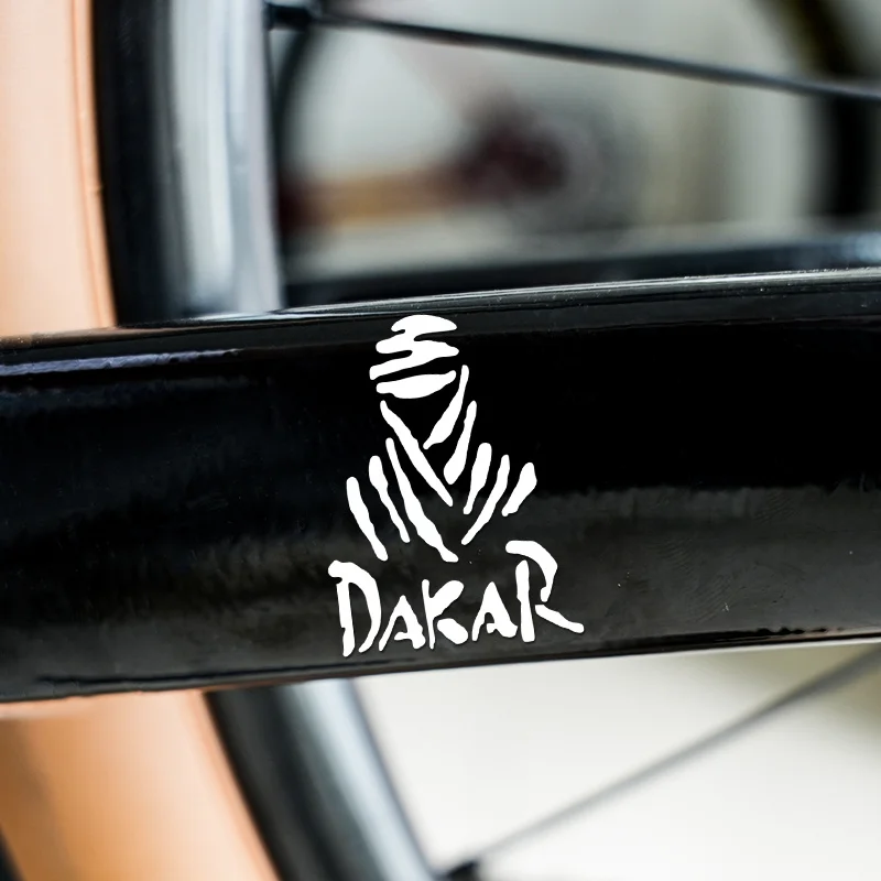 

1PC DAKAR Claw Print Waterproof Sticker – Black Vinyl Decal for Off-road Motorcycle Car Truck Decor