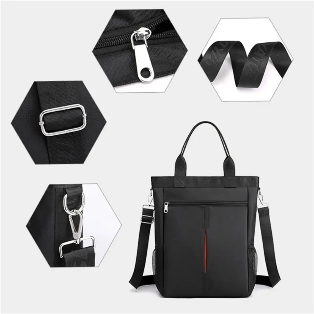 

Повседневная водонепроницаемая мужская сумка-мессенджер из нейлона, большая вместительная мужская сумка через плечо в японском стиле, легкая деловая сумка