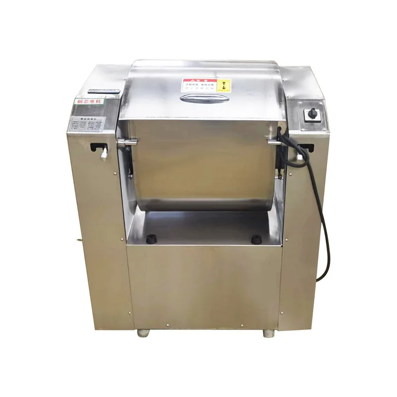 

Commercial large-capacity multifunctional stainless steel flour and dough mixer, vertical silent pizza dough mixer