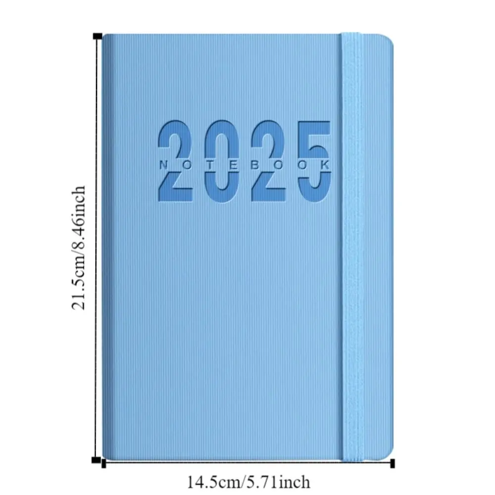 Engels 2025 Schema Planner Kladblok 12 Maanden Notities maken 2025 A5 Notebook Takenlijst Dagboek Kladblok 365 Dagen Kladblok