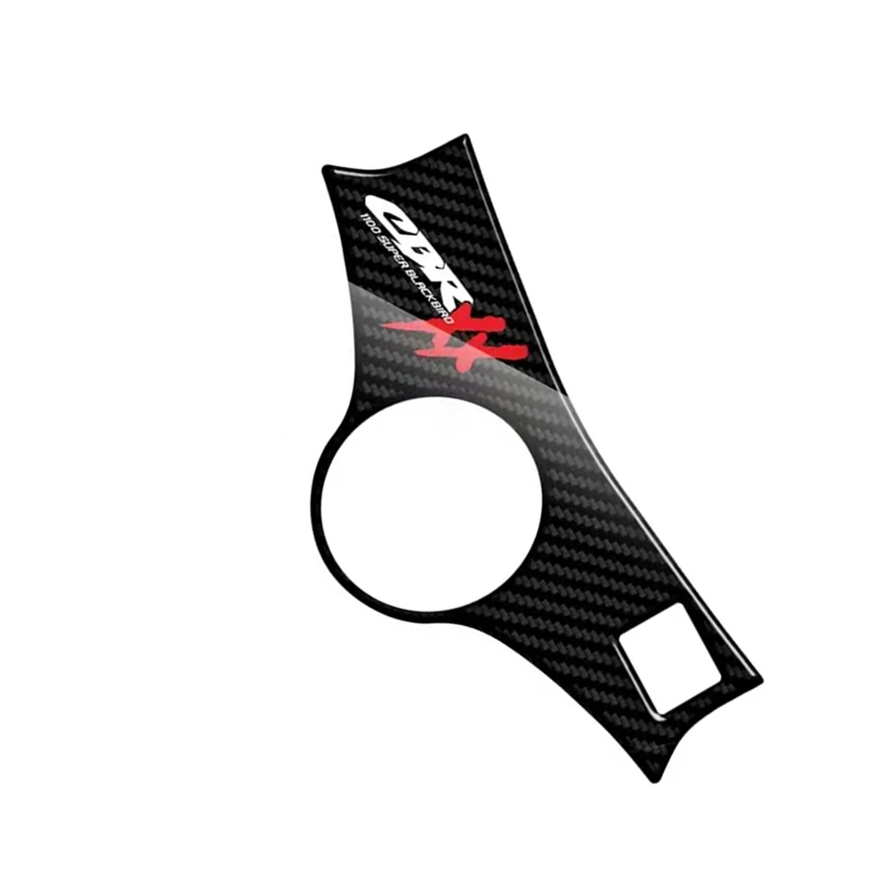 motorcycle 3D Carbon-look Top Triple Clamp Yoke Defender Decal sticker For Honda CBR1100XX 2002 2003 2004 2005 2006