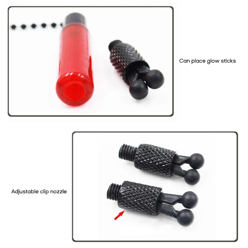 Fishing Alarms Sound Alert Indicator Light Stick Fishing Swings Fishing Tackle Chain Swings Fishing Bites Indicator Set