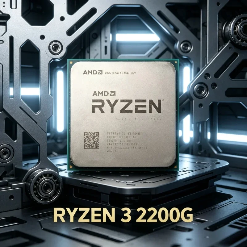 Ryzen 3 2200G AMD Desktop Processor 3.5GHz 4C4T AM4 Socket With Radeon Vega 8 Integrated Graphics For PC