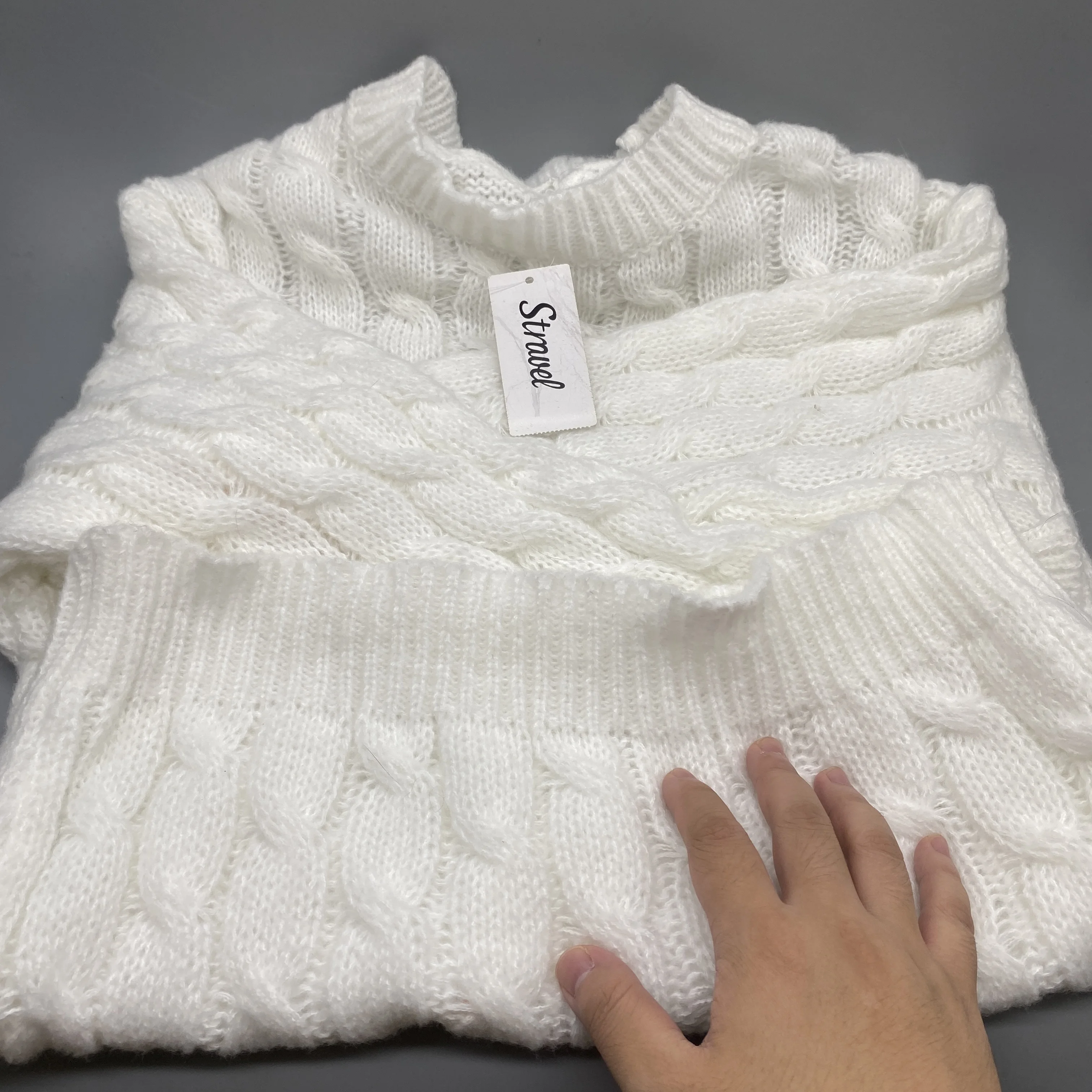 Herfst En Winter Dames Trui Warme En Modieuze Ronde Hals Top