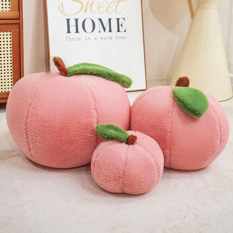 20-40 سنتيمتر التفاح الكبير ألعاب من نسيج مخملي التفاح الأحمر والأخضر التفاح محشوة الوسائد أربعة ألوان التفاح أفخم الدمى غرفة الفتيات وسادة ديكور #6