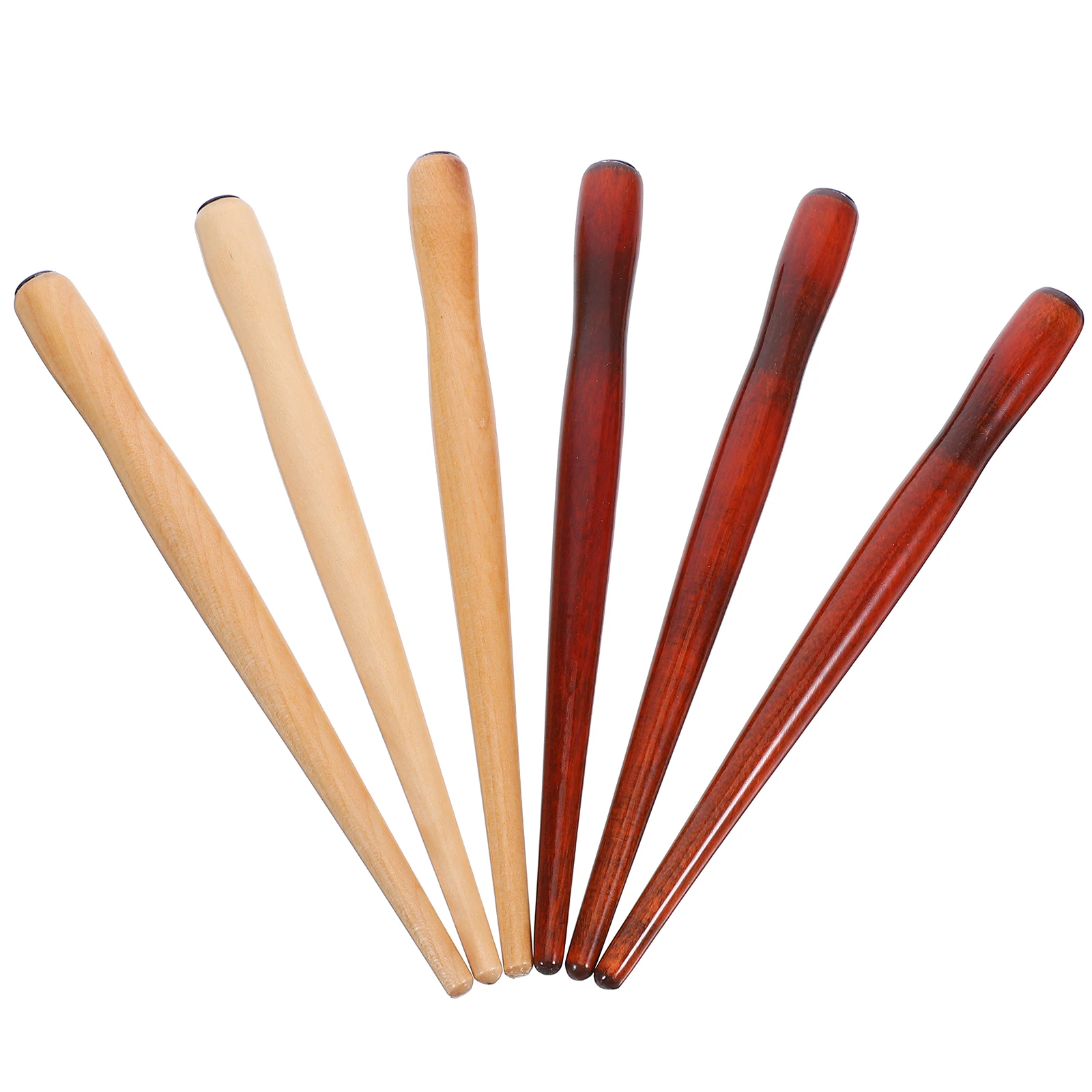 

6 Pcs Dip Pen Holder Calligraphy Drawing Supplies Water Wood Comic Penholder Writing