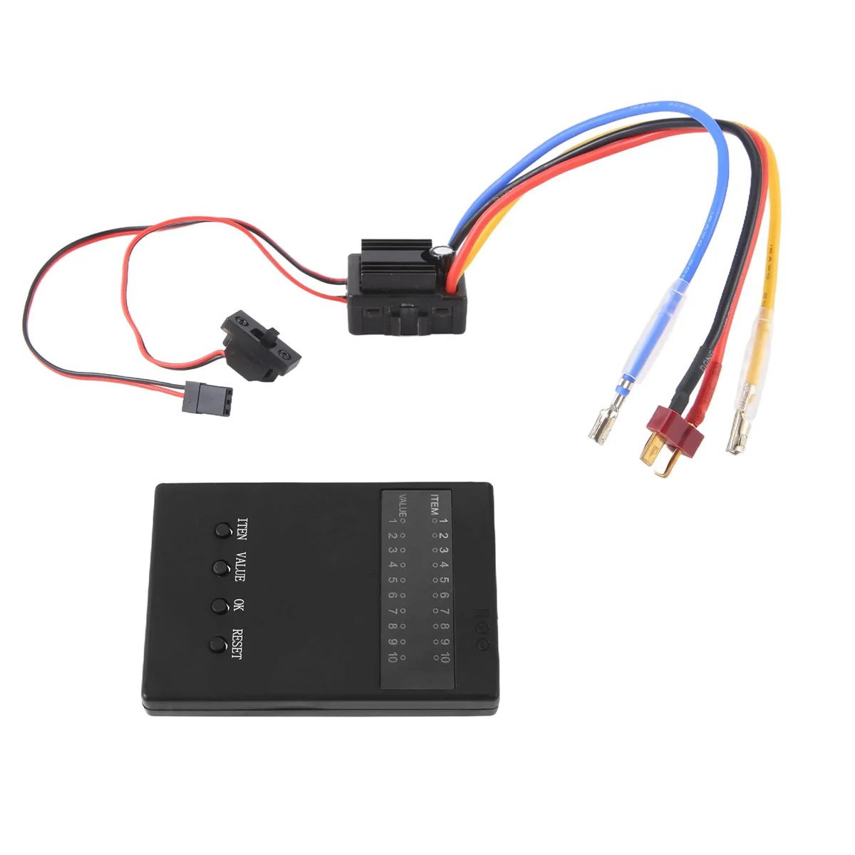 ปฏิบัติ 80A ESC WP-880 1/10 1/8 WP-Crawler แปรงแปรง 80A 1080 Electronic Speed Controller กันน้ํา ESC พร้อมการ์ดโปรแกรม