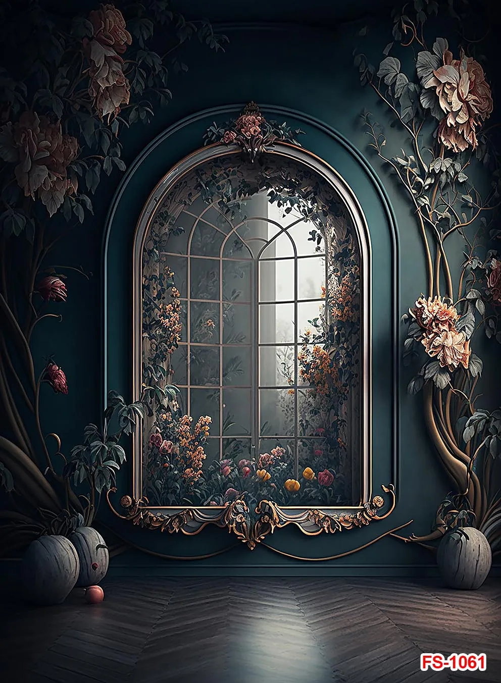 Vintage สีแดงสีดํากุหลาบดอกไม้ดอกไม้แนวตั้งฉากหลังตกแต่งภายในการถ่ายภาพงานแต่งงานคลอดบุตรภาพพื้นหลัง