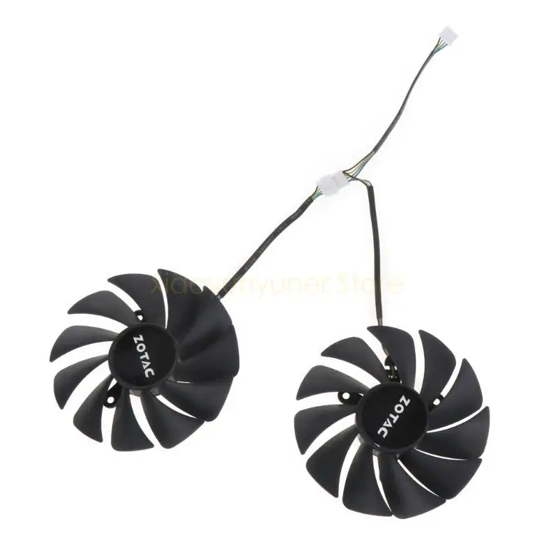 

1/2PCS 88mm 4PIN 12V GPU FAN For ZOTAC RTX3060 RTX3060ti HA Video Card Cooling as Replacement Cooling Fans P9JB
