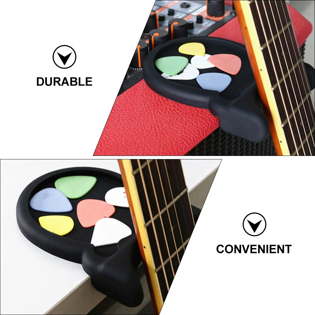 Guitar Workstation Neck Bracket Guitars Rest Support Pillow Black Environmentally Friendly Silicone